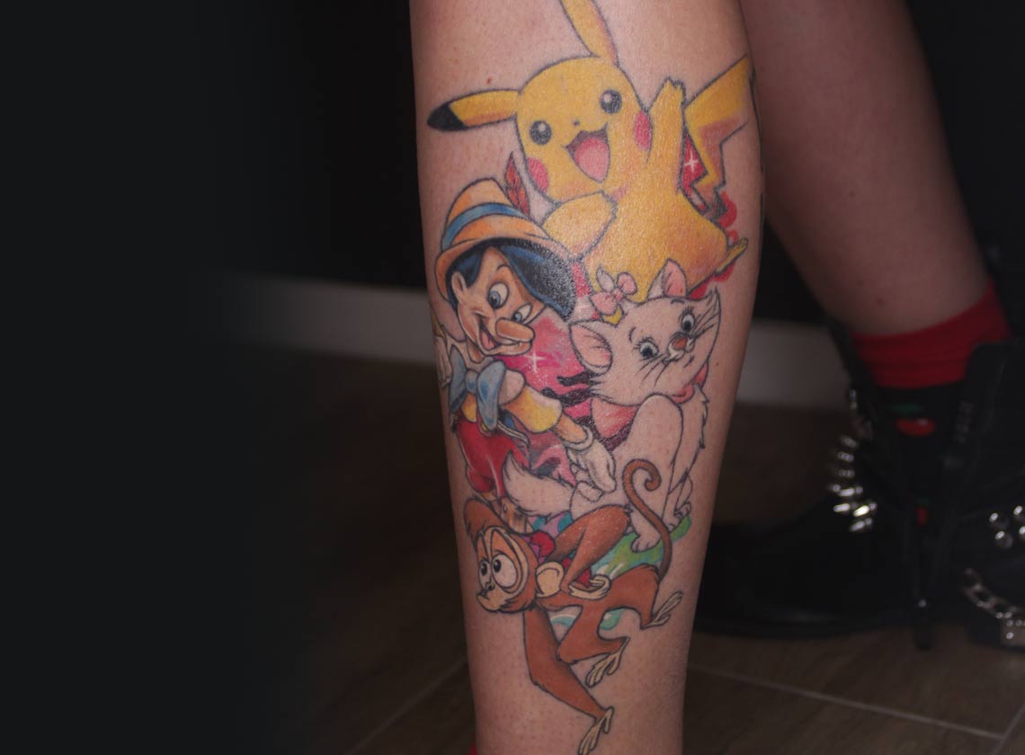 Disney Comic Tattoo